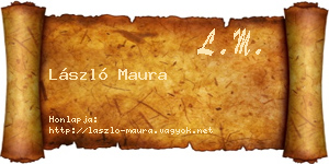 László Maura névjegykártya